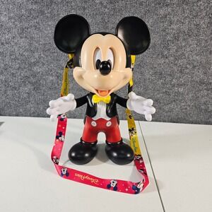 2025 Disney Parks 70th Anniversary Interactive Talking Mickey Popcorn Bucket EUC